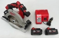 Milwaukee M18 BLCS66 - Акумулаторен безчетков циркуляр 2x18V 5.0Ah, снимка 1