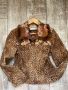 Разкошно ново еластично леопардово тигрово сафари спортно сако яке 
