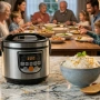 Оризоварка Cheffinger CF-RC5.0, 5L, 900W – XXL капацитет, таймер, инокс капак, снимка 4