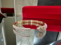 CARTIER Panthere de Cartier Rose Gold Diamonds Дамска Гривна, снимка 1