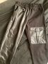 Дамски панталон памук с еко кожа, снимка 1 - Панталони - 45287628
