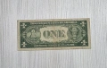 Един долар 1935 година, син печат, снимка 2