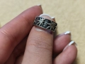 Сребърен пръстен (296), снимка 2