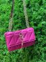 Дамска розова чанта , снимка 1 - Чанти - 45497412