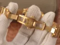 Унисекс часовник Cartier Santos de Cartier Gold с автоматичен механизъм, снимка 8