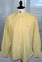 Tommy Hilfiger Mens Yellow/White Checked Shirt - мъжка риза с дълъг ръкав размер XL, снимка 1