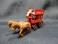 СТАРА РЕТРО МЕТАЛНА КОЛИЧКА HORSE BUS MATCHBOX MOY ENGLAND , снимка 1