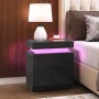 ПРЕОЦЕНЕНО Нощно шкафче с RGB LED осветление D069-WFBS-ST-0064BL, снимка 2