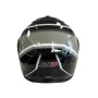 Mодуларна каска за мотор черно/бяло, снимка 6