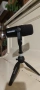 Микрофон Shure MV7 (Black) + настолен трипод Manfrotto PIXI, снимка 1