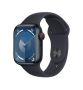 ГАРАНЦИОНЕН!!! Apple Watch Series 9, GPS + Cellular, Midnight Aluminum, 41mm, снимка 1