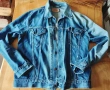 Мъжко оригинално Levi's дънково яке винтидж колекционерско изтъркано деним памук ХЛ, снимка 3