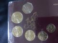 Комплектен сет - Кипър 2001-2003 , 6 монети + медал, снимка 2