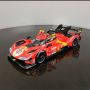 Модел Ferrari 499P Le Man Ферари Бураго количка 1:24, снимка 4