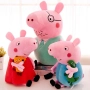 Комплект 4 броя Плюшени играчки Пепа Пиг – цялото семейство (20см и 30см), снимка 4