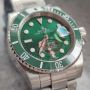 Мъжки луксозен часовник Rolex Submariner Date Hulk Oystersteel Green Dial Men's Watch 116610LV-0002, снимка 8