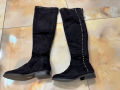 Подарявам - дамски велурени ботуши чизми с кабзи номер - 35 стелка - 23см. ток - 2см., снимка 4