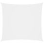 vidaXL Платно-сенник, Оксфорд текстил, квадратно, 4x4 м, бяло（SKU:135249