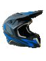 Кросова каска, S/M, карбон със синьо, Шлем за кросов мотор, снимка 3