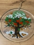 Витраж стиклопис 1970г. « Four Seasons Tree », снимка 1
