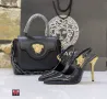 Дамски сандали на ток Versace - Налични различни цветове Код D649, снимка 4