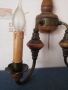Стари стенни лампи, изработени от дърво и бронз. БАРОКОВ СТИЛ. , снимка 6