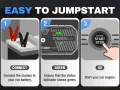 Стартерно устройство V2 Jump starter подаване на ток бустер PowerBank, снимка 7