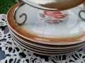 Антикварни десертни чинии - 6 бр., снимка 4