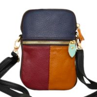 CROSSBODY//многоцветни малки дамски чантички//естествена кожа, снимка 6 - Чанти - 45078179