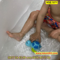 Плуваща костенурка за баня, детска играчка за баня - КОД 3271, снимка 3 - Други - 44955324