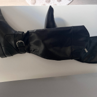 Zara ботуши черни чизми, снимка 10 - Дамски ботуши - 44939465
