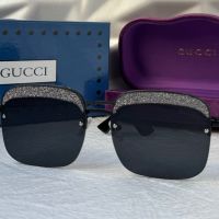 GUCCI с лого дамски слънчеви очила квадратни УВ 400, снимка 6 - Слънчеви и диоптрични очила - 45197840