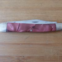 Джобно ножче с 2 остриета розово Буковец, снимка 8 - Антикварни и старинни предмети - 45307188