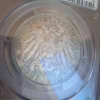 3 Марки 1913-Е, PCGS MS64 ,Саксония, Германска Империя , снимка 3 - Нумизматика и бонистика - 45080478