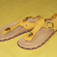 WALKME страхотни нови сандали естествена кожа 37, снимка 2 - Сандали - 45002793