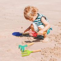 Нов Плажен Комплект играчки за Деца - Лопатка, Гребло, Лъжица и Вилица, снимка 4 - Други - 45360867