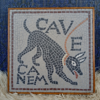 Мозайка " CAVE CANEM ", снимка 1 - Пана - 44974345
