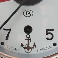Руски военноморски корабен часовник(Командирски)-неразличим от нов, снимка 5 - Антикварни и старинни предмети - 45546352