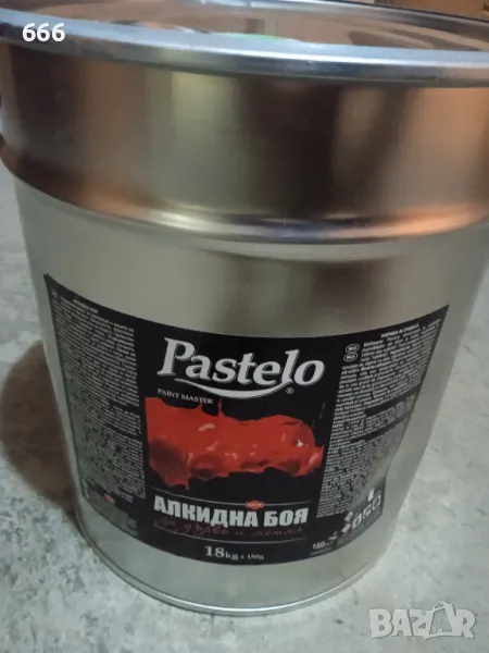 18кг Боя алкидна Резеда Pastelo, снимка 1