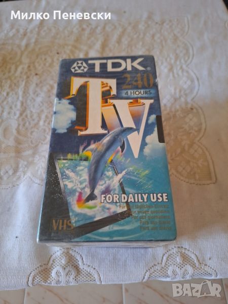 TDK -240 VHS CASSETTE MADE IN JAPAN , снимка 1