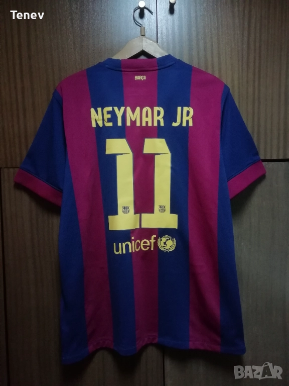 Barcelona Neymar Jr Home 2014 2015 Nike XL оригинална тениска фланелка екип Неймар Барселона , снимка 1