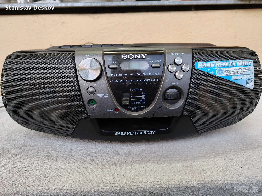 ПРОДАВАМ SONY disc kasete tuner, снимка 1