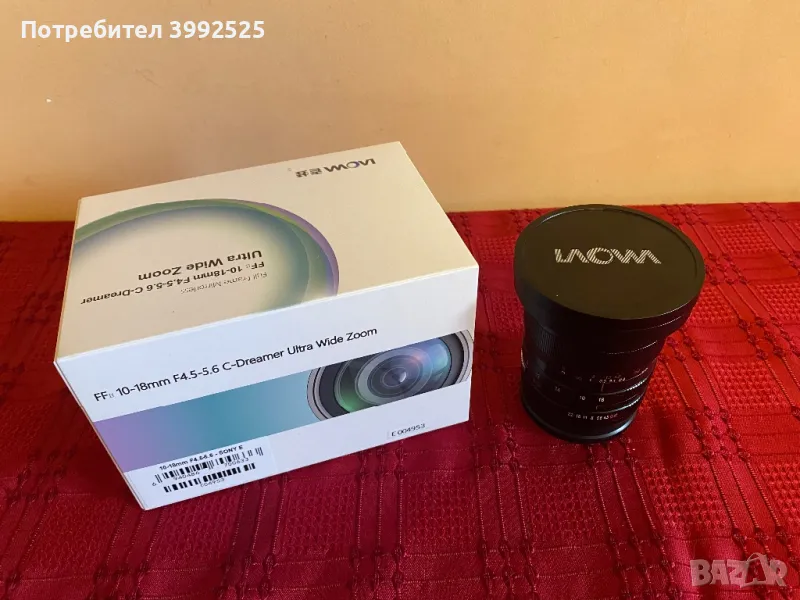 Обектив Laowa 10-18mm f/4.5-5.6 FE Zoom - Sony E (FE), снимка 1