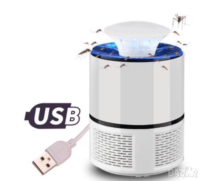 USB ултравиолетова лампа против комари и други насекоми, снимка 1