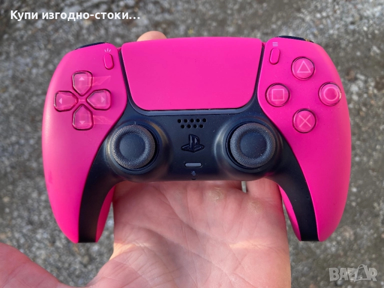 Розов джойстик PS5, снимка 1