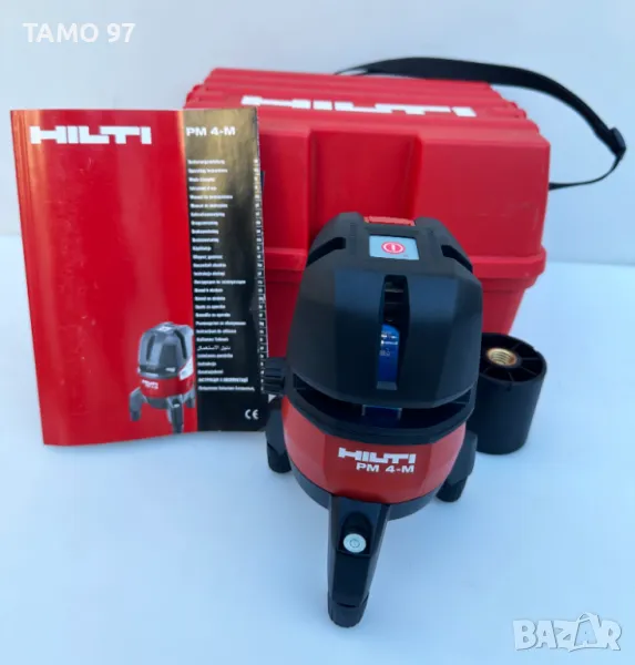 Hilti PM 4-M - Мултилинеен лазерен нивелир неразличим от нов!, снимка 1