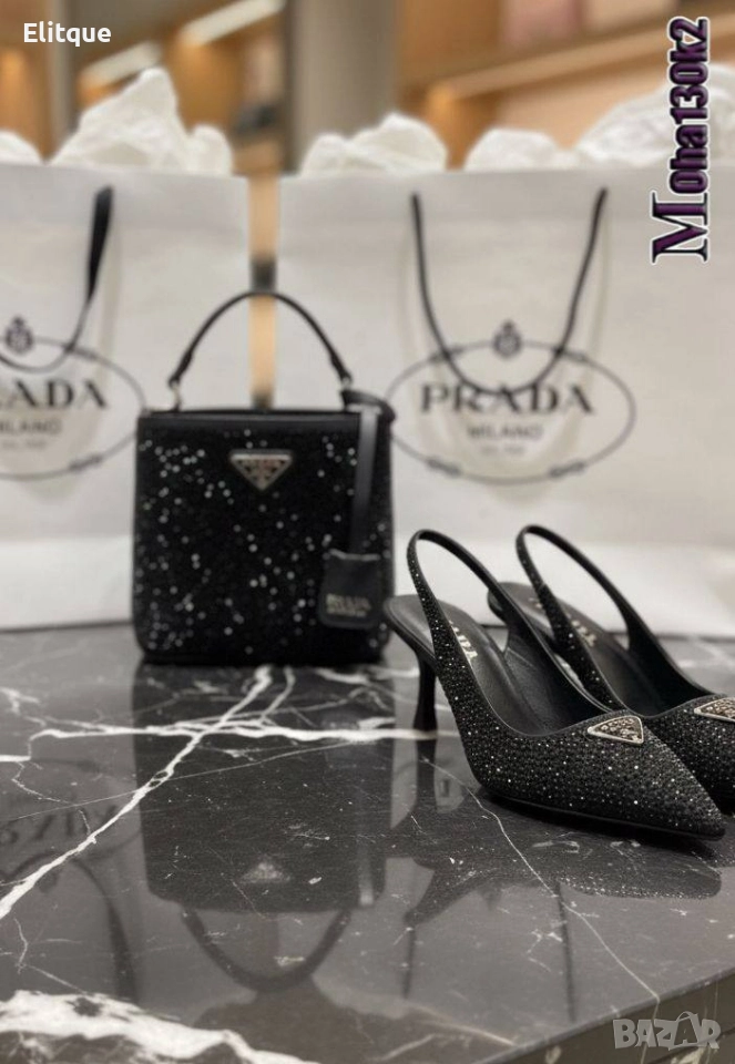 обувки на ток prada, снимка 1
