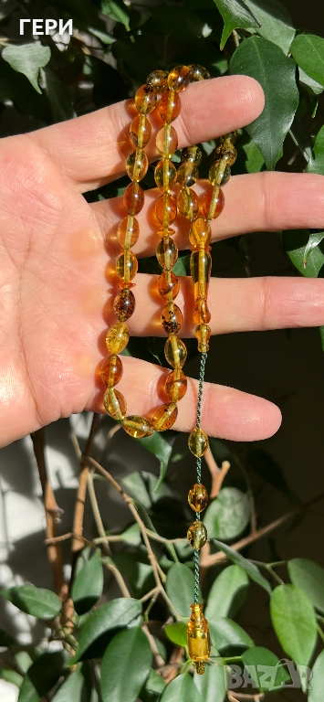 Броеница балтийски кехлибар , снимка 1