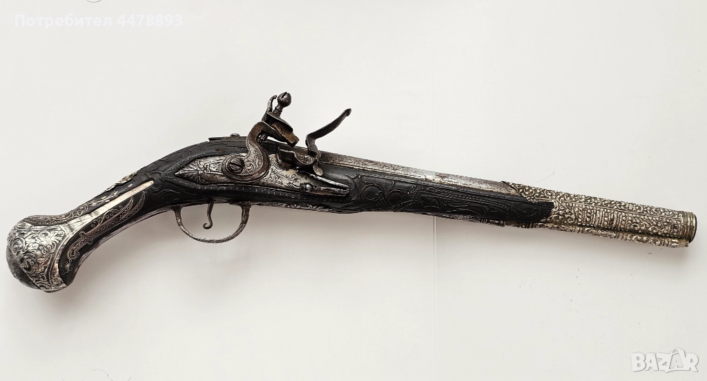 Балкански кремъчен пищов , снимка 1