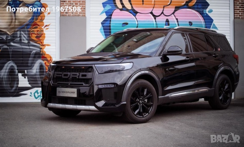 Предна броня, алуминиев капак за Ford Explorer 2020 - 23 Raptor style, снимка 1